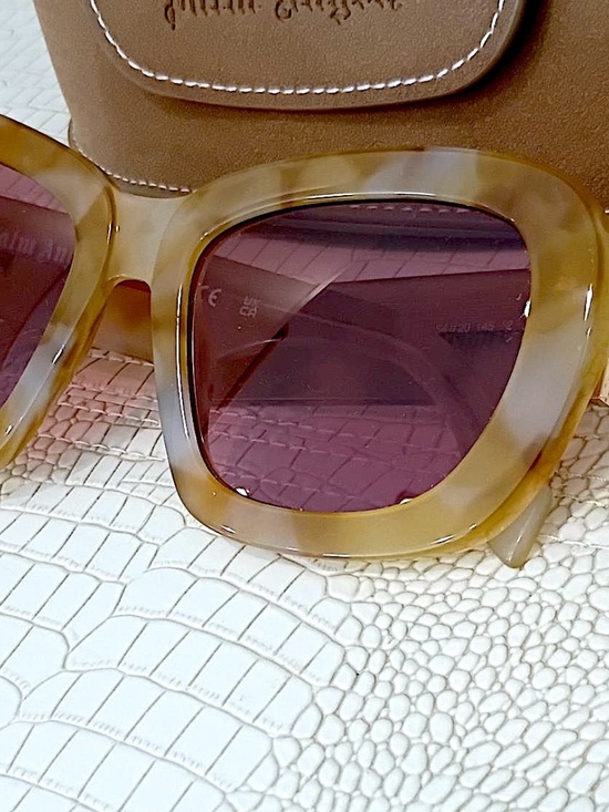 Palm Angels PERI106 MOON 2485 White Havana/Brown Gradient 54-20-145 Sunglasses
